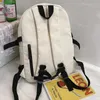 Zaino JOYPESSIE Borsa da libro per studentessa di scuola femminile Zaino da viaggio per ragazze Moda coreana da donna impermeabile per adolescente Mochila