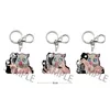 Partihandel Demon Slayer 3D Anime Hashibira Inosuke Motion Keychains Double Side Bild Flip Change 2-3 Bild Demon Slayer Bag biltillbehör