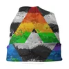 BERETS LGBT ALLY PAINT SPLITTER FLAG BONNET HOMME冬の頭蓋