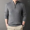 Männer Pullover Frühling Herbst Männer Warme Pullover Slim Fit Beiläufige Gestrickte Rollkragen Pullover Mock Neck Winter Männliche Mode Kleidung