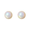 Stud Earrings Freshwater Pearls Mosquito Coil Clip On No Pierced Women's Fashion Cuff Earring Hypoallergenic Ear