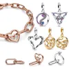 New Sterling Sier ME Heart Charm Butterfly Me Charm Fit Original Me Bracelet Fashion Jewelry For Women Gift