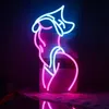 LED Neon Sign Kadınlar Giysilerini Çıkarın Neon İşaretleri Led Işıklar Dekoratif Neon İşaret Led yatak odası adamı Mağara Odası Bar Pub Mağazası Kulüp Parti Dekoru YQ240126