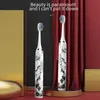 Tandborste en 1 marmorerad vuxen hem elektriskt tandborste kan ersätta borsthuvudet IPX7 vattentätt (utan batterier)