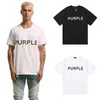 SS24 SUMMER Purple3012 Brand Statue of Liberty Trophy Award Printed Double Yarn Pure Cotton Short sleeved T-shirt for Men and Womenn OVERSIZE S- XL