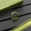 Anello per unghie di design Gioielli di lusso Anelli con lettere di moda per le donne Accessori moda in lega di acciaio al titanio Anelli classici di alta qualità Regalo