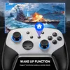 Spelkontroller Joysticks Linyuvo KS11 Wireless Pro Controller Mechanical PC Controler Gamepad med Wake Up RGB Light Compatible Switch Steam YQ240126