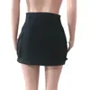 Rokken streetwear kleding rok voor dames mini cargo hoge taille club outfits ontwerp zomerzakken zwart kaki 2024