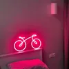 LED Neon Sign Bike Bicycle Neon Sign for Bedroom Wall Art Decor LED Lights Game Room Bar Club Shop Neon Acrylic Lights Bike Lamp for Boys Room YQ240126