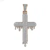 Cross Hip Hop Diamond Pendant Vvs Moissanite Diamond Luxury Pendant 925 Sterling Silver Hip Hop Pendant for Men