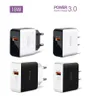 QC30 chargeur mural rapide rapide 18W adaptateur secteur 5V 3A 9v 2A 12V 16A pour Iphone 12 13 14 samsung s7 s8 S10 lg téléphone Android Retail9733440