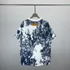 T-shirts pour hommes Polos Col rond brodé et imprimé style polaire vêtements d'été avec street pur coton r24