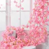 Dekorative Blumen Künstliche Kirsche Rattan Simulieren Blütenrebe Gefälschter Kunststoffstoff Für Hochzeitsfeier Festival Jahr Dekor