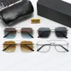 Designer Metal Frame Sunglasses Light Colored Decorative Glasses for Men Women 4 Colors Eyeglasses