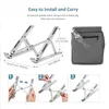 Tablet PC Stands Foldable Laptop Stand Aluminium Alloy Adjustable Laptop Holder Tablet Stand Portable Laptop Stand For Macbook Pro Air iPad Pro YQ240125