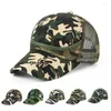 Visières 3-9 ans enfants casquettes de baseball militaires camouflage tactique armée combat paintball enfants réglable été snapback chapeaux de soleil