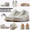 Ivory J Balvin x Jumpman 3 Basketball Shoes Medellin Sunset 3S Sail Multi Color Troud Off Noir Black Cement Trainers Mens Fire Red Black Cat Sneakers 36-47