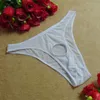 Clever-Menmode Sexig underkläder Män mesh Underkläder Briper Öppna Front Penis Pouch Hole Hollow Out Transparenta trosor underbyxor 240124