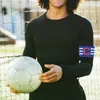 Bilek Desteği 3 PCS Football Maç Kaptanı Kol Kol Bands Futbol İşareti Bilek Bantları Team Naylon Spor Oyunu Lideri