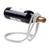 Casier à vin créatif collier de perles casier à bouteilles de vin de luxe suspendu Suspension métal résine support de vin armoire barre décoration 240124