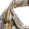 2024 Top Designer Woman Silk Scarf Fashion Letter Fidential pannband Märke Monogram Klassiskt mönster Band Kedjekadlockmönster Twill Silk L M79587 90*90cm