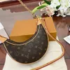 Loop bag Croissant bags shoulder hobo designer Purse M81098 Cosmetic half-moon baguette underarm Handbag crossbody Metal Chain Col260n