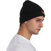 Berets I Love America and Wenezuela State Beanie Hat for Men Women Przytulny dzianin czapka czapka akrylowa zimowe czapki