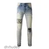 Designer jeans para homens caminhadas calça rasgado hip hop high street marca de moda pantalones vaqueros para hombre motocicleta bordado perto e0n0 e0n0