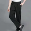 Men's Pants Cook Unisex Chef With Elastic Waist Breathable Fabric Secure Pockets For Restaurant Service Cooking Uniforms