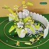 Blocks Building Block Flower Ord Series Bonsai Girl Build Toy Flowers Adult Flower Arrangement Assembly Toys For Gifts Aromatherapyvaiduryb