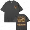 Męskie koszulki grafiki Tshirt Best Famous the College Dropout Men's Damskie Rap Hip Hop Rap vintage T-shirts Męski zwykły koszulka T240126