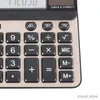 Calculatrices Calculatrice à gros boutons Grand écran LCD 14 chiffres Contrôle de bureau Calculatrice électronique correcte avec énergie solaire 2