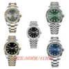 ZP Factory Luxury Mens Watch 41/36MM Relógios de grife de alta qualidade Relógio mecânico automático Safira Aço Fivela dobrável Casais Estilo Relógios de pulso clássicos