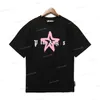 Herr thirts herrar tshirt graffiti tees palms palmangel city designer begränsad bläckstråle bokstav trycker kvinnors segelbåt shortsleeved casual hip hop tshirts 3mn8