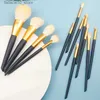 فرش المكياج MyDestiny Makeup Brush-12pcs Supet Haintetic Hair Brushes Set-Pooder Foundation Blusher Eyeshadow Eyeliner Brushes Q240126