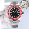 Luxury Watch Clean 2836/3186/3285 producerar automatisk ren fabriksmänklocka Red Ceramic Black 904L Steel Super Edition Band Card