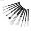 Makeup Brushes Jessup 10pcs Makeup Brushes Set Beauty tools Make up Brush Cosmetic Foundation Powder Definer Blending Eyeshadow Wing Liner Q240126