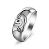 Pierścienie zespołu Piękny duch w kształcie serca pierścionek prawdziwy miłosny zobowiązanie Pierścień Sojusz Propozycja ślubna biżuteria Walentynki Prezent 240125