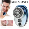 Mini Electric Shaver For Men Pocket Size Washable Rechargeable Portable Cordless Trimmer Knive Face Beard Razor Hair Trimmer 240119