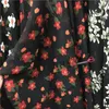Klädtyg 2024 Tissus Silk Chiffon tryckt s japanska och koreanska bohemiska kvinnoklänningar Högklassiga material Tyger