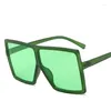 Sunglasses European American Style Sun Glasses Women Fashion Square Shape Men Outdoor Anti-glare Male Female Eyewear