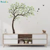 Stickers muraux DIY Grand Arbre Autocollant Énorme Décor À La Maison Salon Couleur Personnalisée Peintures Murales Amovibles Avec Des Oiseaux Pour Enfants Pépinière YT2420