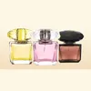 Profumo da donna di design cristallo rosa giallo diamante nero 90 ml edt spray buon odore da molto tempo lasciando la nebbia del corpo veloce nave6296358