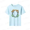 Été bébé enfants manches courtes filles garçons haut t-shirts pour enfants lettre fleur totem imprimé hauts enfants t-shirt décontracté vêtements amples SDLX