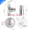 Mills Aluminum Alloy Solid Round Scale Milling Cutter Handwheel Bore 5 8 10 12 mm CNC Lathe Grinder Mechanical Accessories Hand Wheel