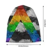 BERETS LGBT ALLY PAINT SPLITTER FLAG BONNET HOMME冬の頭蓋