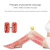 Massaggiatore elettrico pneumatico per gambe Massaggio per attrito dei piedi Massaggio elettrico con onda di pressione dell'aria Terapia fisica per alleviare i muscoli 240122