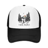 Бейсбольные кепки I Hate People Eat Trucker унисекс в стиле ретро Love Camping Hiking Dad Hat Регулируемая сетчатая бейсболка Snapback