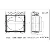 Machining & Fabrication Radiator 6LATT for cummins Series Aluminum radiator water tank Factory wholesale