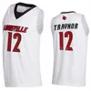 Men Women Kids College Basketball 0 Mike James Jersey 22 Tre White 55 Skyy Clark 12 JJ Traynor 4 Ty-Laur Johnson 5 Brandon Huntley-Hatfield Black Red White University